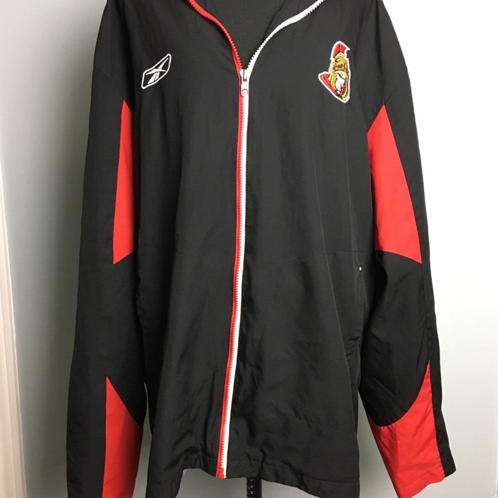 - Ottawa Senators NHL Reebok Zip Windbreaker…
